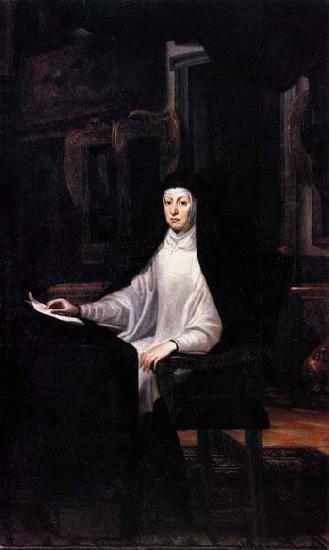Juan Martin Cabezalero Portrait of Queen Mariana de Austria France oil painting art